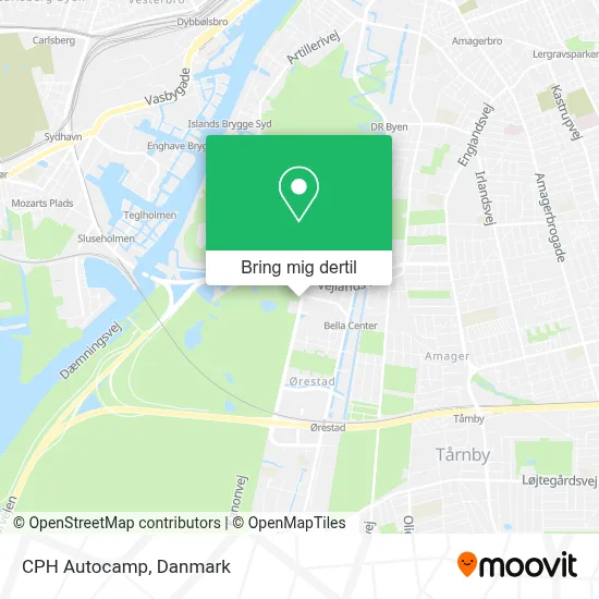 CPH Autocamp kort
