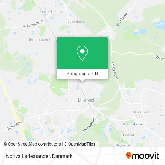 Norlys Ladestander kort