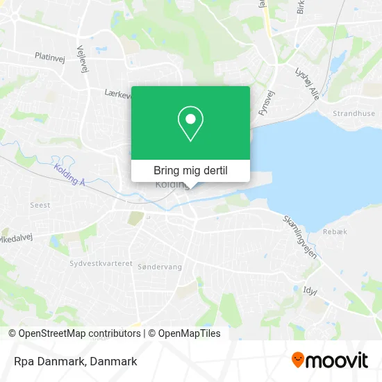 Rpa Danmark kort