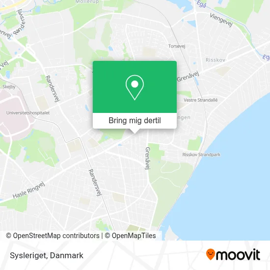 Sysleriget kort