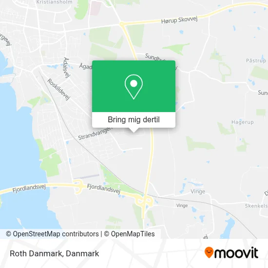 Roth Danmark kort