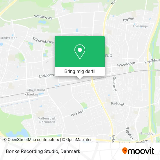 Bonke Recording Studio kort