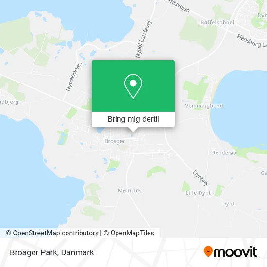Broager Park kort
