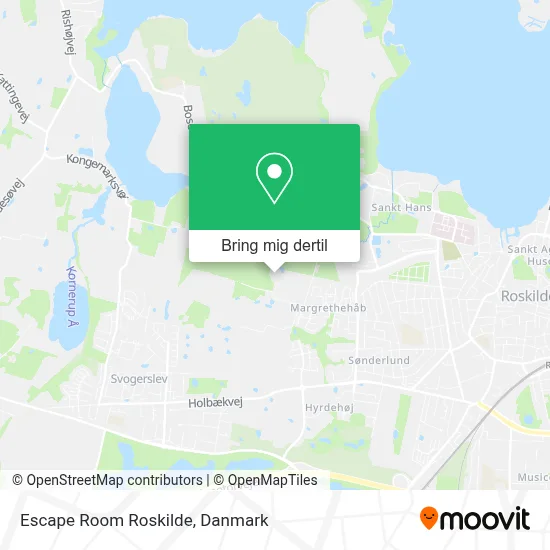 Escape Room Roskilde kort