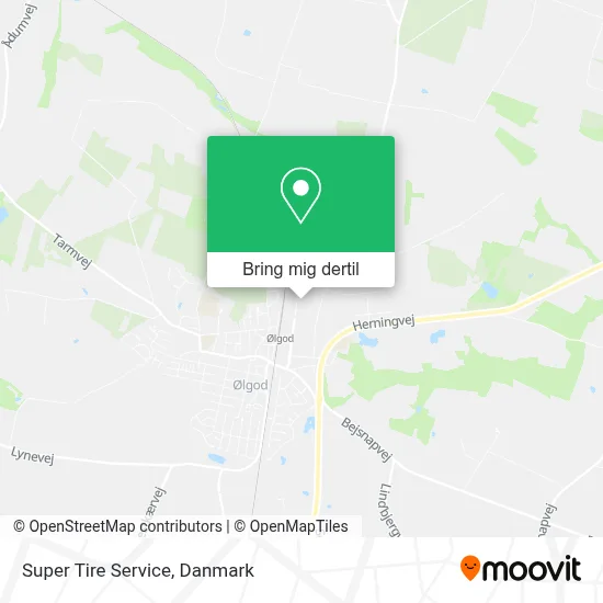 Super Tire Service kort