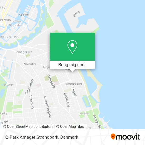 Q-Park Amager Strandpark kort