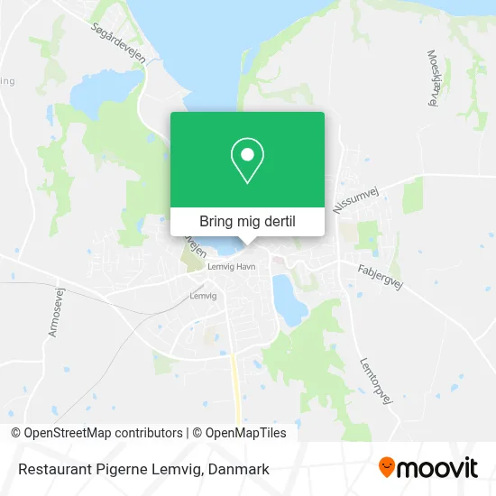 Restaurant Pigerne Lemvig kort