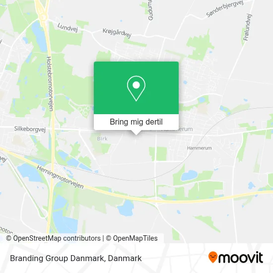 Branding Group Danmark kort