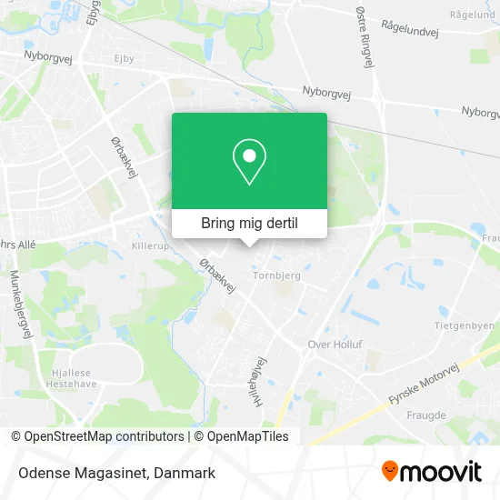 Odense Magasinet kort