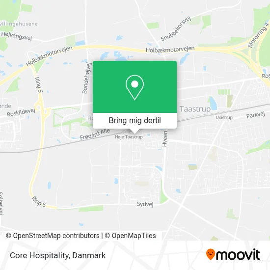 Core Hospitality kort