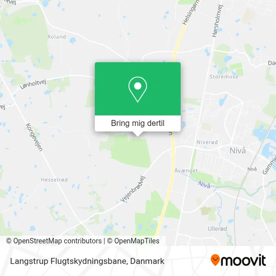 Langstrup Flugtskydningsbane kort