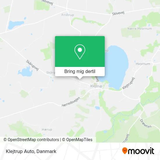 Klejtrup Auto kort