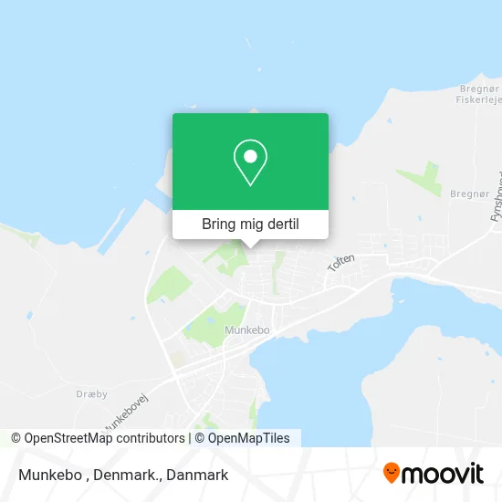 Munkebo , Denmark. kort