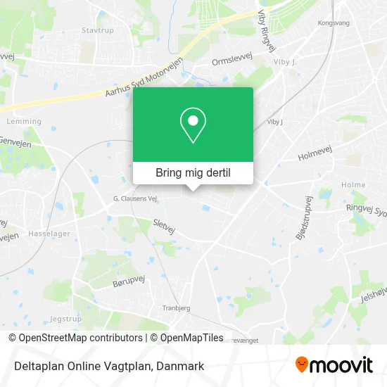 Deltaplan Online Vagtplan kort