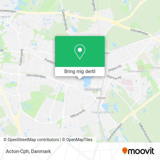 Acton-Cph kort