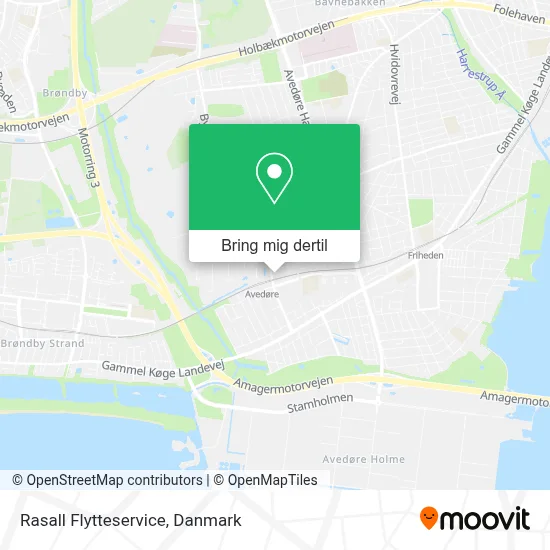 Rasall Flytteservice kort