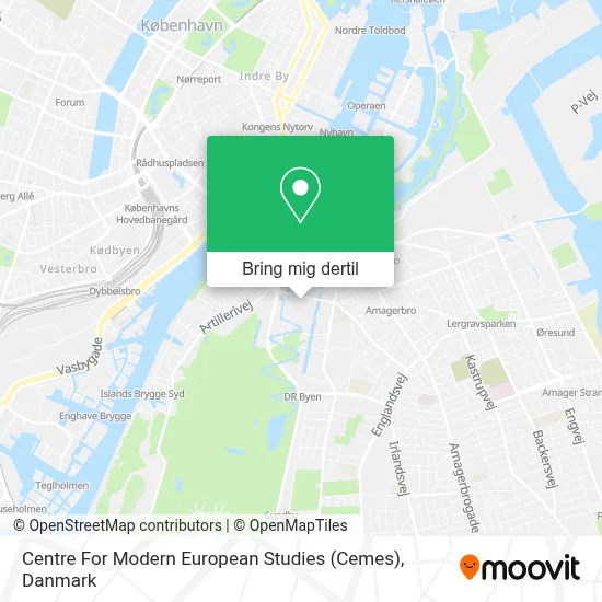 Centre For Modern European Studies (Cemes) kort