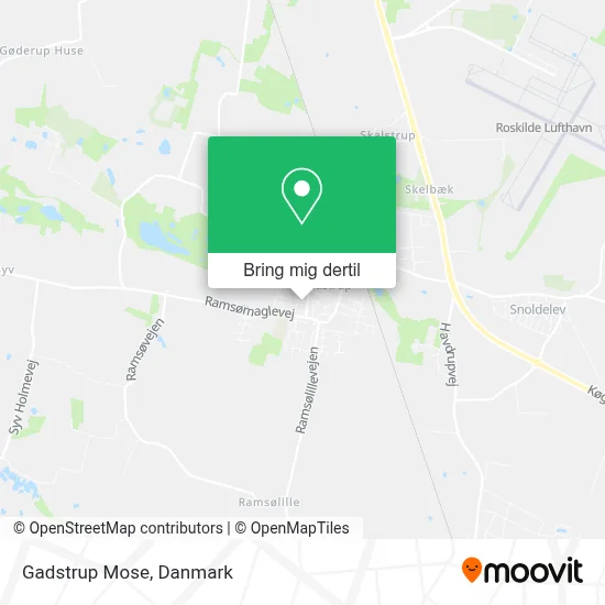 Gadstrup Mose kort