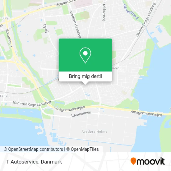 T Autoservice kort