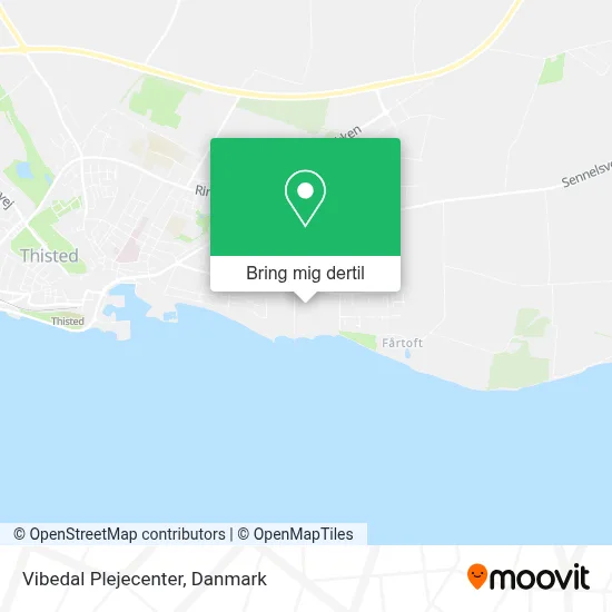 Vibedal Plejecenter kort
