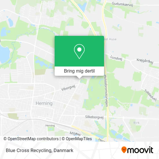 Blue Cross Recycling kort