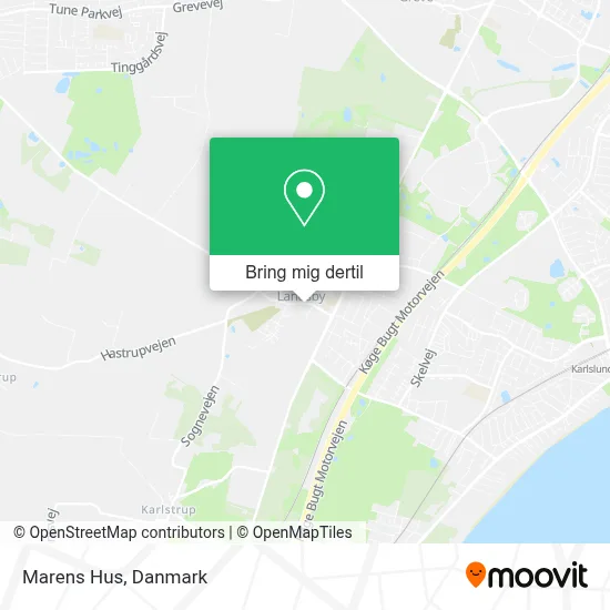 Marens Hus kort