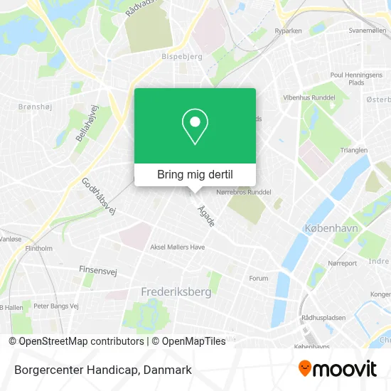 Borgercenter Handicap kort