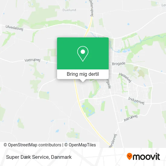 Super Dæk Service kort