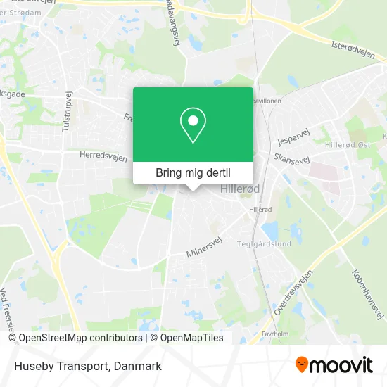 Huseby Transport kort
