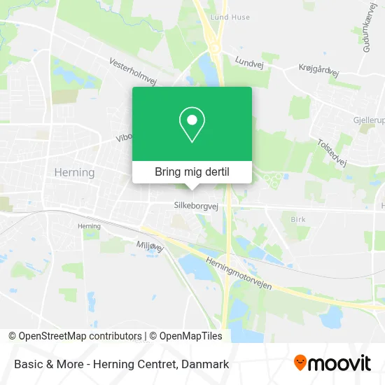 Basic & More - Herning Centret kort