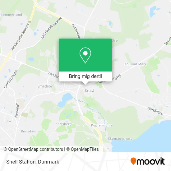 Shell Station kort