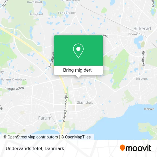 Undervandsitetet kort