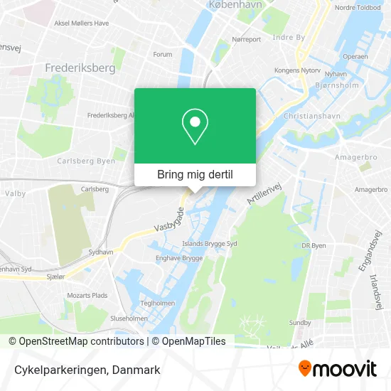 Cykelparkeringen kort