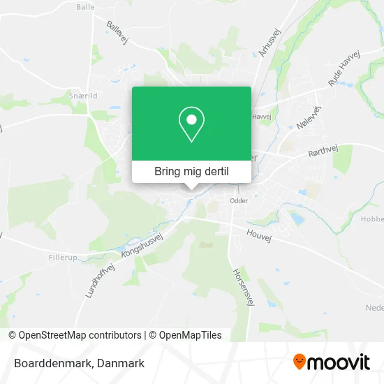 Boarddenmark kort
