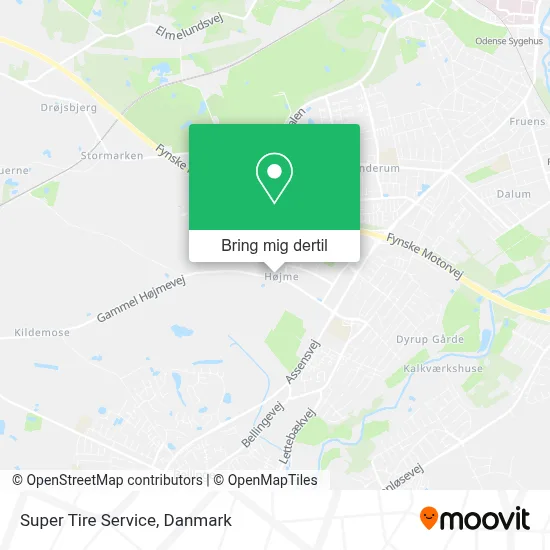 Super Tire Service kort