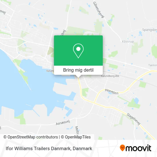 Ifor Williams Trailers Danmark kort