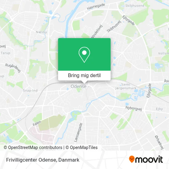 Frivilligcenter Odense kort