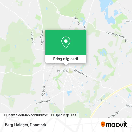 Berg Halager kort