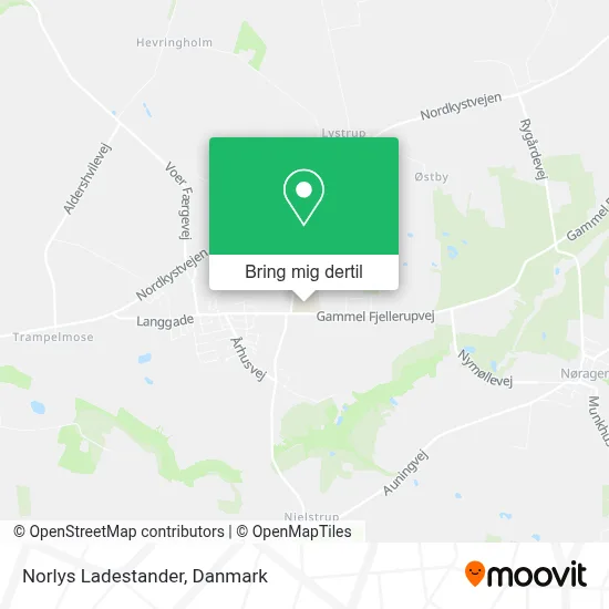 Norlys Ladestander kort