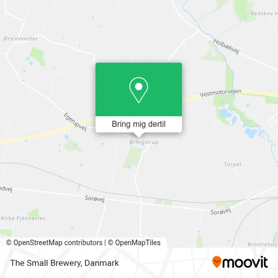 The Small Brewery kort