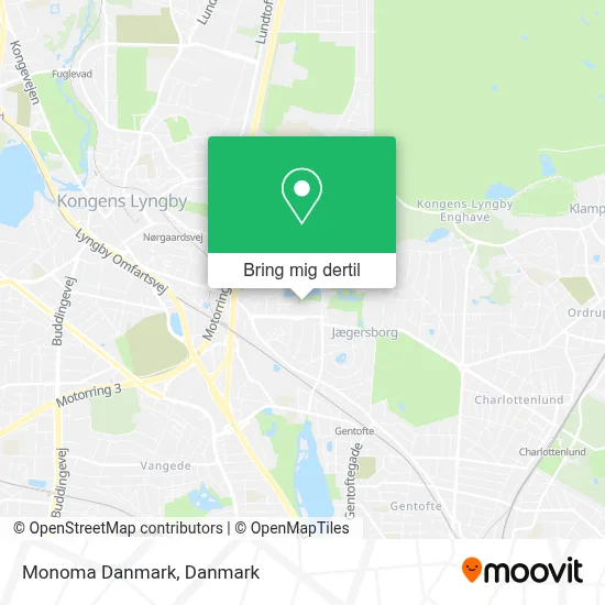 Monoma Danmark kort