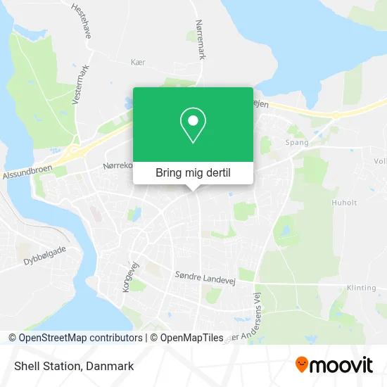 Shell Station kort