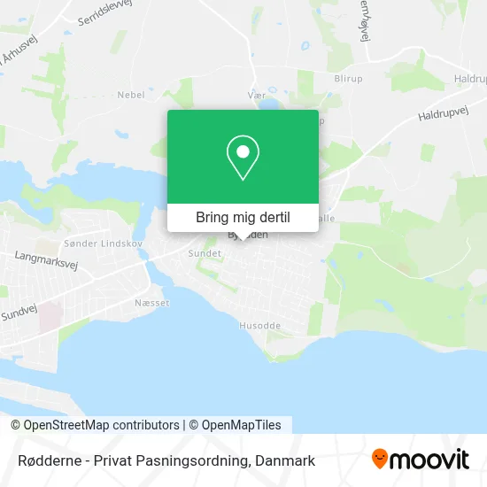 Rødderne - Privat Pasningsordning kort
