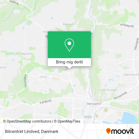 Bilcentret Lindved kort
