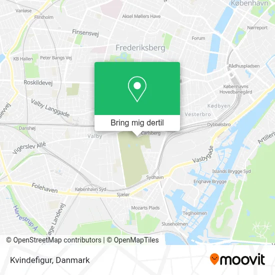 Kvindefigur kort