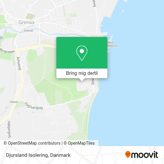 Djursland Isolering kort