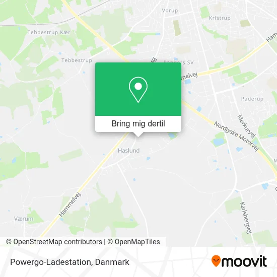 Powergo-Ladestation kort
