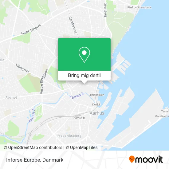 Inforse-Europe kort