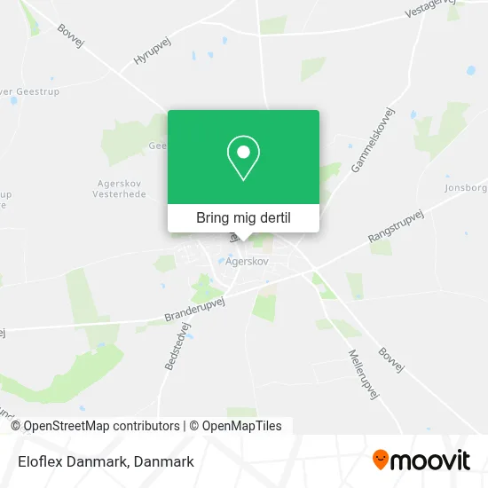 Eloflex Danmark kort