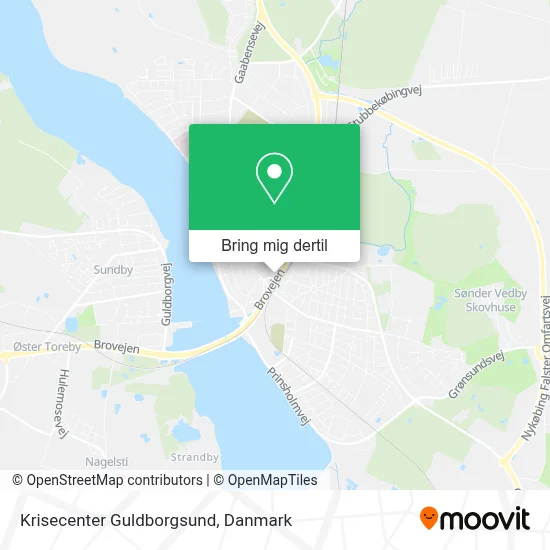 Krisecenter Guldborgsund kort